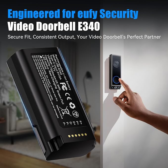 Fulpower 2-Pack 7000mAh High Capacity Rechargeable Battery Compatible - Image 3