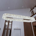 HAIXIANG LED Long Chandeliers for Dining Table Modern Chandelier Dimmable by HAIXIANG