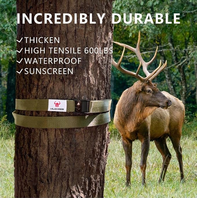 1" x 6.6' Trail Cam Strap, 1800 lbs Heavy-Duty Trail Camera Straps, Game Cam - Image 5
