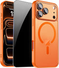 for iPhone 17 Pro Case with Privacy Screen Protector and Camera Protection by ZOZDOKG