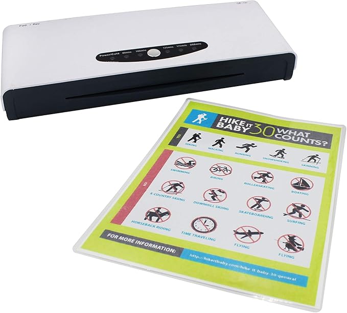 Thermal Laminating Pouches 9"x11.5" Inches, 5mil 100Pack, Clear, Letter Size