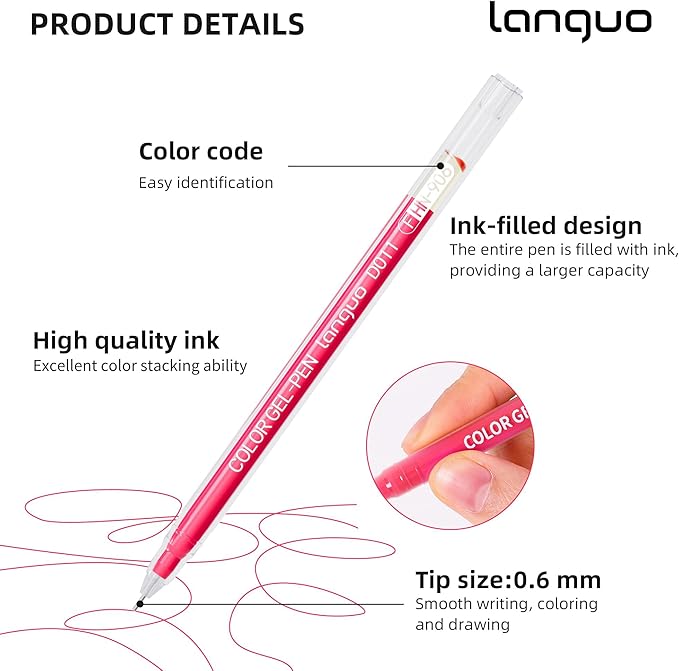 168 PCS Gel Pens for Adult Coloring Books, 162 Colors Gel Colored Pens Set with Travel Case, Perfect Gel Pens for Adult Drawing Doodling Journaling, Art Supplies and DIY Crafts