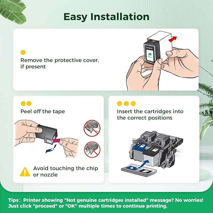 COLORETTO 63XL Ink Cartridges Black and Color for HP Ink 63 Work with Officejet 4650 3830 5255 5258 4655 Envy 4512 4520 4516 Deskjet 1112 3630 for HP 63XL Ink Cartridges Combo Pack HP63 Replacement