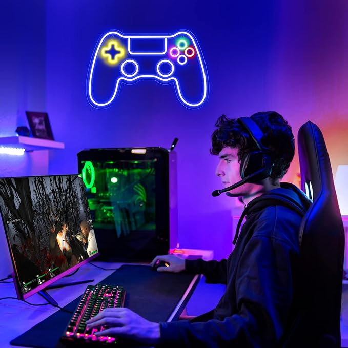 Kavaas Gamer Neon Sign, Game Controller LED Sign - Image 5