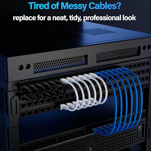 Cat6 Ethernet Cable 10Gbps 50 ft, UTP Ethernet Cable Cat 6, Flexible Bare - Image 5