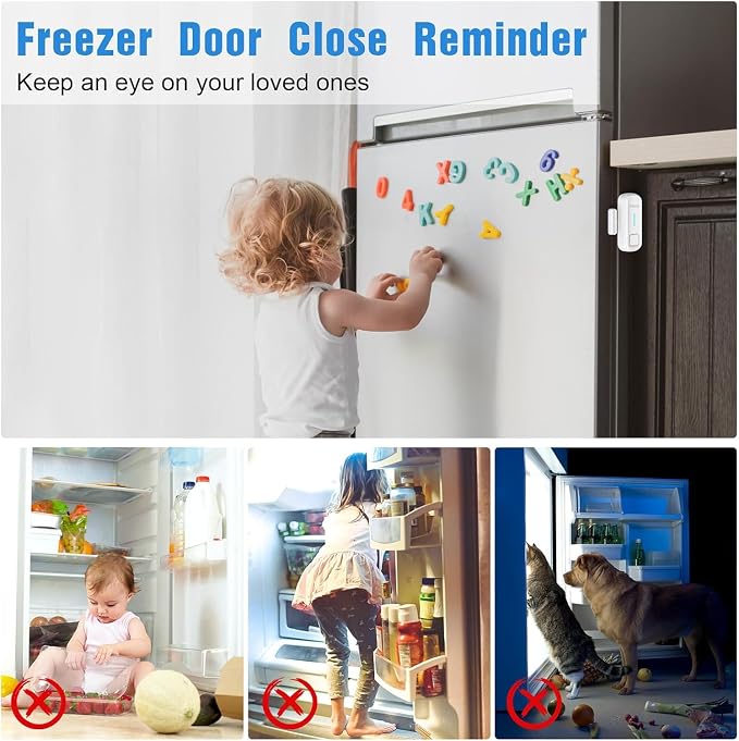 DAYTECH Refrigerator Door Alarm Freezer Door Left Open Alarm - Image 3