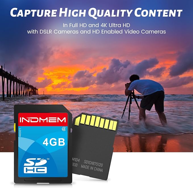 SD Card 4GB 3 Pack, Class 4 Flash SDHC Memory Cards MLC Stanard Secure Digital - Image 4