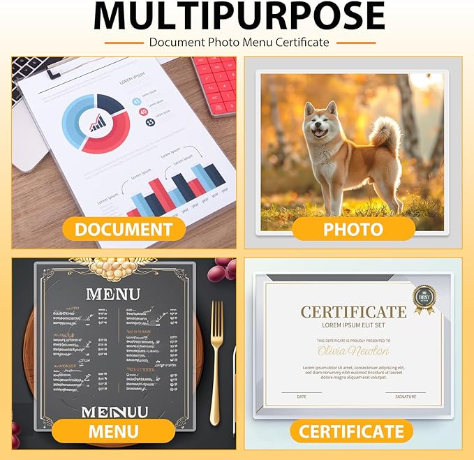 500 Pack Laminating Sheets, Holds 8.5 x 11 Inch Sheets, 3 mil, 9 x 11.5 Inches Thermal Laminating Pouches Lamination Sheet Paper for Laminator, Clear, Letter Size, Office and School Supplies