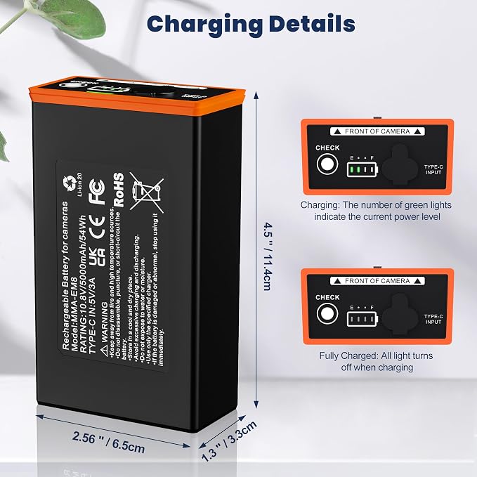 4-Pack 5000mAh Replacement Battery - Image 6