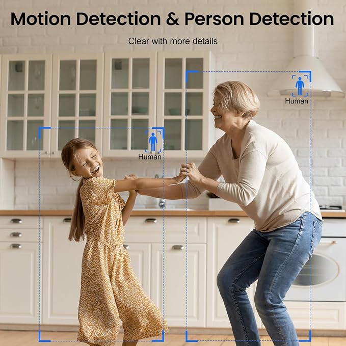 INFIYA 2K Baby Camera-WiFi Home Security Cameras Indoor via One-Tap Call - Image 6