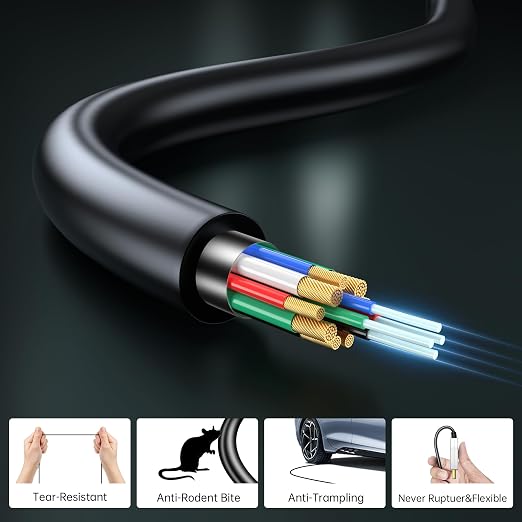 8K Fiber Optic HDMI Cable 85FT, 48Gbps Ultra High Speed HDMI 2.1 Cable - Image 3