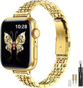 MioHHR Slim Metal Band Compatible by ProfessionalStainlessSteelWatchBandCase