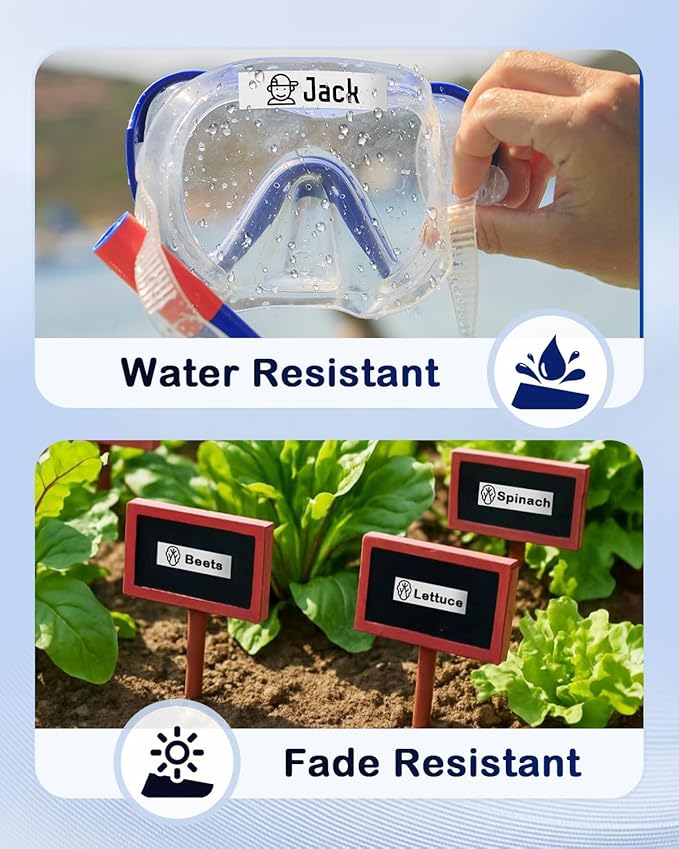 6-Pack Replace for Brother P Touch Label Tape TZe-241 TZe241 TZ-241 Compatible with Brother Label Maker Tape TZe TZ Tape PT-D410 PT-D400 PT-D610BT PT-D600, 3/4 18mm 0.7 Laminated Black on White