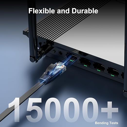 Cat 6 Ethernet Cable 150 ft, Indoor&Outdoor, High Speed 10Gbps Internet Network - Image 6