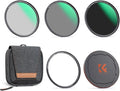 K&F CONCEPT 58mm Magnetic CPL+ND8+ND64+Magnetic Basic Ring+Lens Cap Camera Lens by KFCONCEPT
