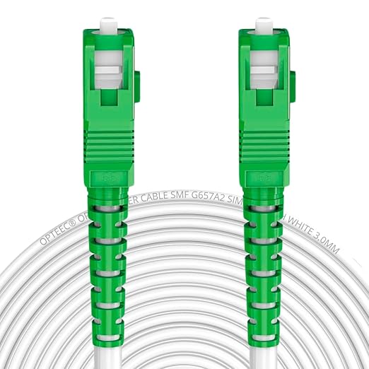 opteec® - Shielded Fibre Optic Cable - 1M - Orange/SFR/BOUYGUES/SOSH/RED by SFR by Unknown