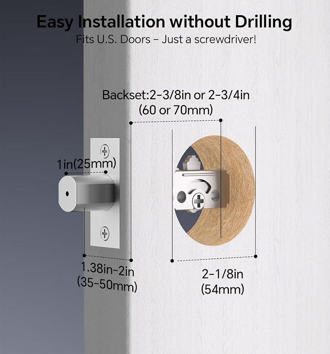 Ulecoce Keyless Entry Keypad Deadbolt - Image 6
