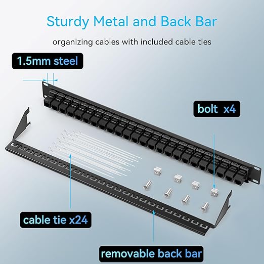Sokqovt Patch Panel 24 Port Cat6 - Image 6