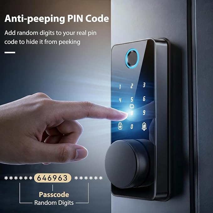 Keyless Entry Door Lock, Biquole Smart Lock - Image 3