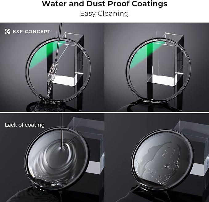 K&F CONCEPT 72mm Magnetic MC UV Lens Protection Filter + Lens Filter Cap - Image 7