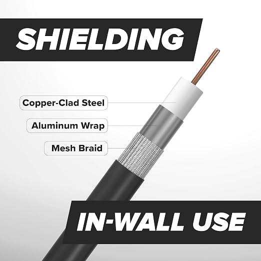 THE CIMPLE CO - RG6 Coaxial Cable 6 FT - RG6 Coax Cable - Image 4