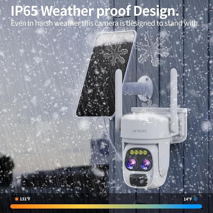 LETSCEE Security Cameras Wirelss Outdoor - Image 9