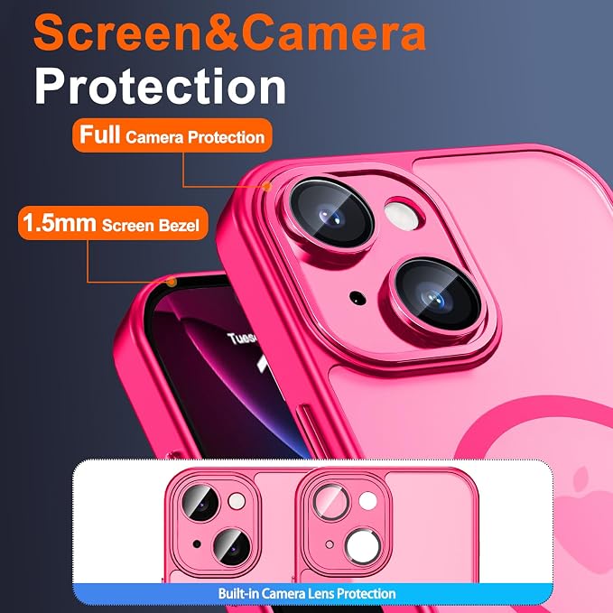for iPhone 15 Plus Case with Privacy Screen Protector and Camera Protection - Image 6