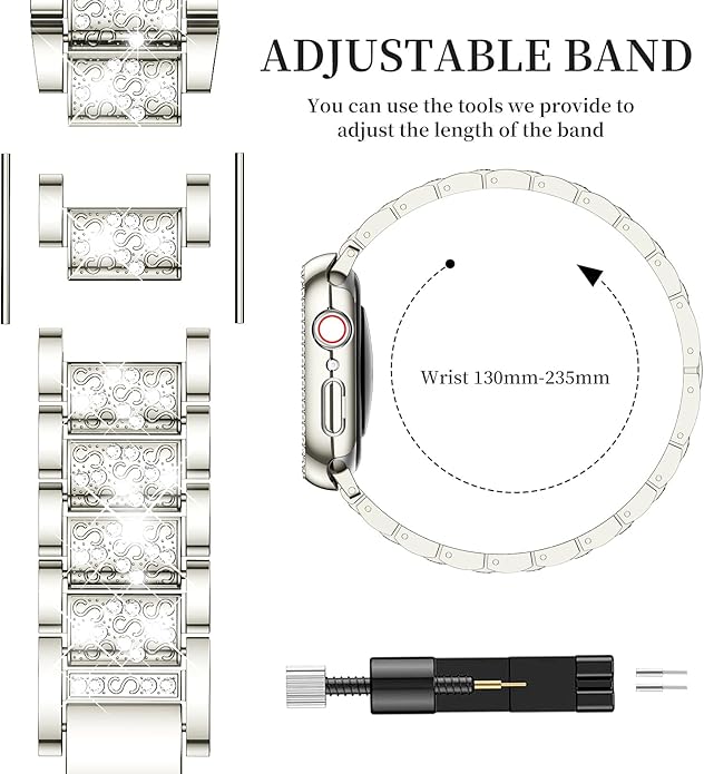 Mosonio Compatible with Apple Watch Band 38mm 40mm 41mm 42mm 44mm 45mm 46mm - Image 6