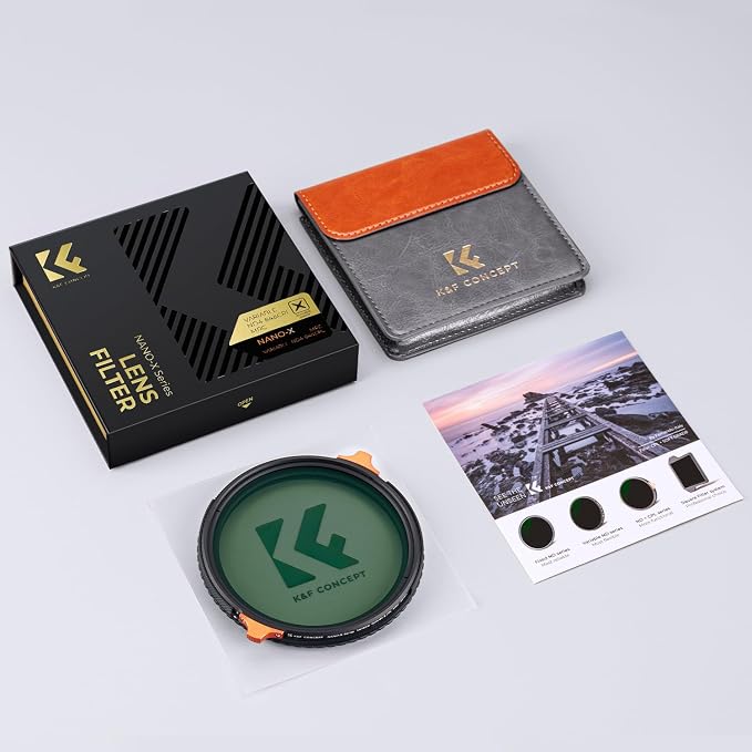K&F CONCEPT 67mm ND4-64 ND Lens Filter Variable & CPL Polarizers Filter 2-in-1 - Image 8