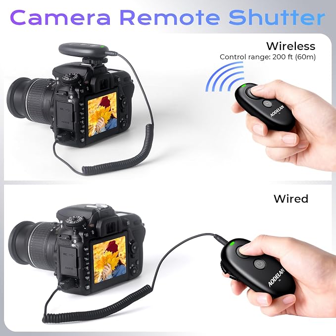 Upgraded USB-C Rechargeable Wireless Camera Remote Control Shutter Release – - Image 4