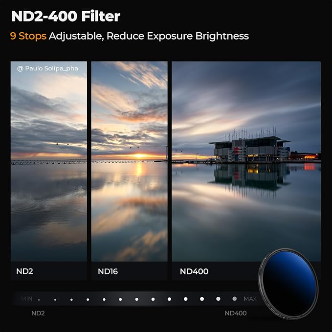 K&F Concept 40.5mm UV/CPL/ND2-400 Lens Filters Kit-18 Multi-Layer Coatings - Image 5