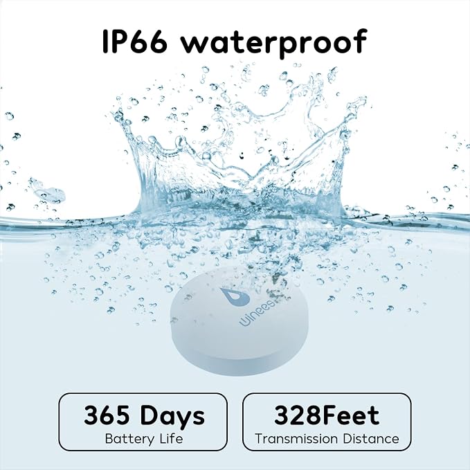 Winees WiFi Water Leak Detector, 1 Pack Water Sensors - Image 6