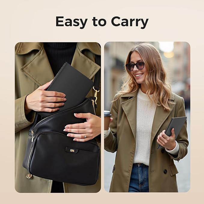 12 Pack College Ruled Notebook Journals Bulk, Lined Paper, 60 Page, 5.5x8.3 inch, A5, Travel Journal Set for Travelers, Students, Church, Office, Writing Diary Subject Notebooks Planner, Black