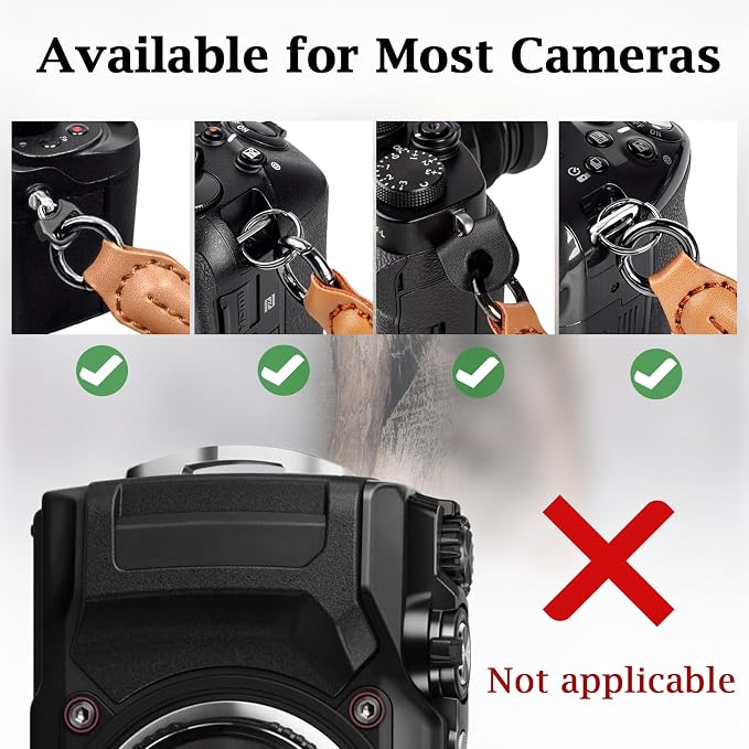 VOVMOEYA Camera Wrist Strap Rope, Camera Hand Strap Compatible - Image 6