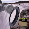 40.5mm Lens to 43mm Camera Lens Adapter, 40.5mm to 43mm Filter Step up Ring by AMOTOK