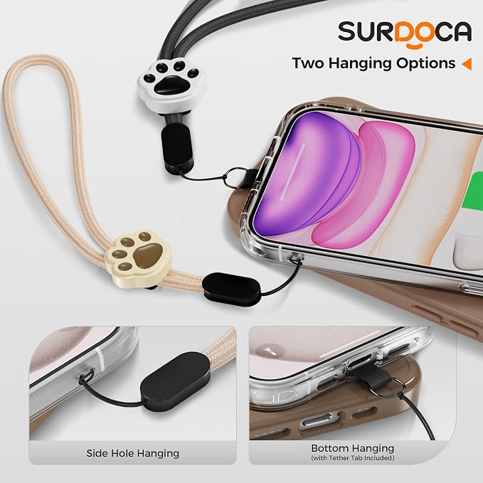 SURDOCA Adjustable Phone Lanyard, Camera Wrist Strap, Nylon Wrist Lanyard - Image 4