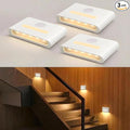 WOBSION Rechargeable Wireless Motion Sensor Stair Lights, Stick-On Wall Light by Home
