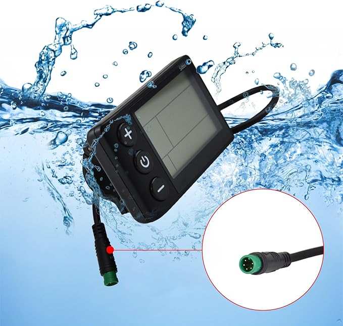 S866 Electric Bicycle LCD Display Meter, 24V 36V 48V Ebike LCD Display Control - Image 4