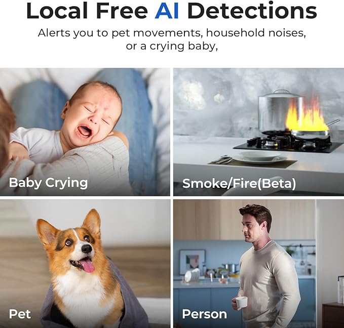 IMILAB 4K 8MP Security Camera Indoor, 360° View Pet/Dog/Baby Camera - Image 5