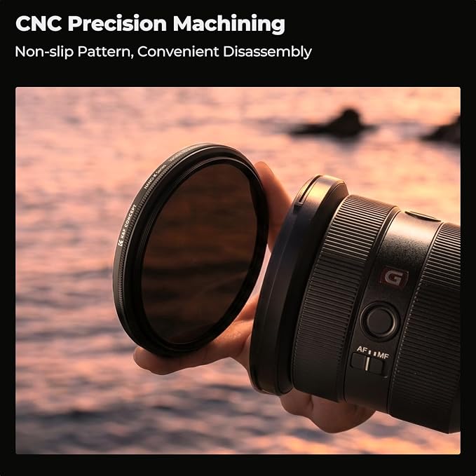 K&F CONCEPT 82mm Variable ND Lens Filter ND2-ND400 18 Multi-Layer Coatings - Image 6