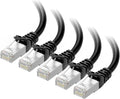 Cable Matters 10Gbps 5-Pack Snagless Shielded Cat 6A Ethernet Cable - 7ft by CableMatters