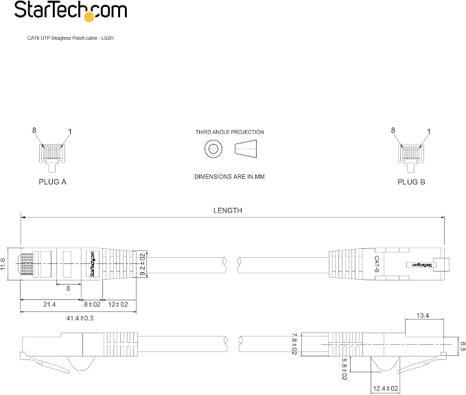 StarTech.com 3ft CAT6 Ethernet Cable - Image 5