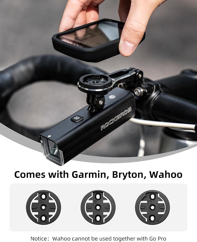 ROCKBROS Bike Computer Mount Out-Front Aluminum Integrated Bicycle Cycling - Image 5