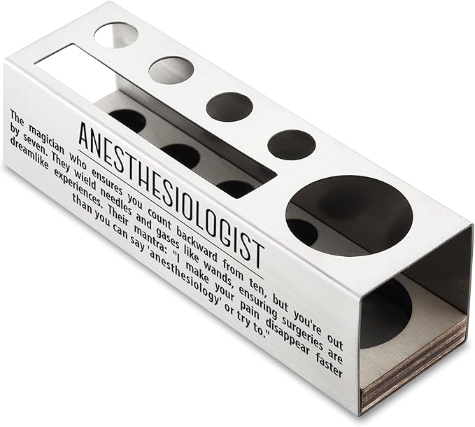 Anesthesiologist Definition Gifts for Women, Men, Anesthesiologist Office Supplies Desk Decor Pen Pencil Holders WCC48