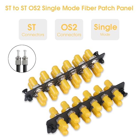 12 Simplex ST Fiber Patch Panel - Image 4