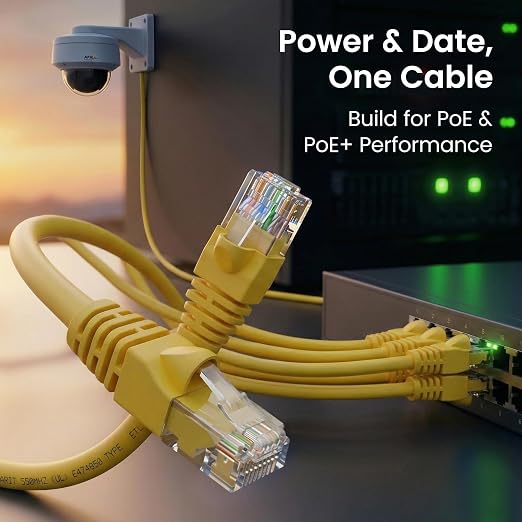 GEARit Cat 6 Ethernet Patch Cable 3 ft Yellow Cat6 Patch Cables 3ft - Image 7