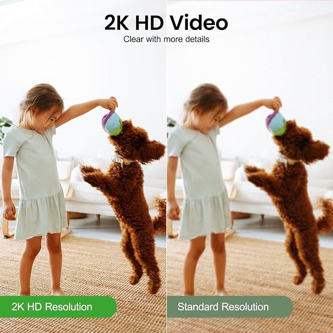 INFIYA 2K Baby Camera-WiFi Home Security Cameras Indoor via One-Tap Call - Image 3