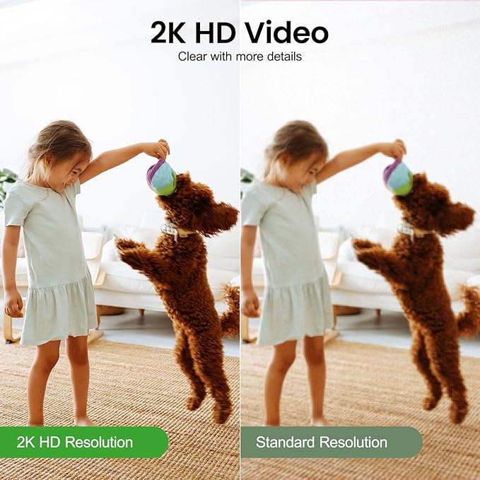 INFIYA 2K Indoor Camera-360° Pan/Tilt Baby/Elderly/Pet Camera - Image 3