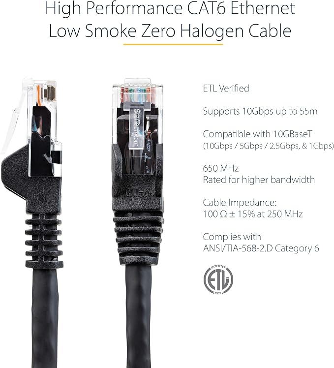 StarTech.com 30ft CAT6 Ethernet Cable - Image 4