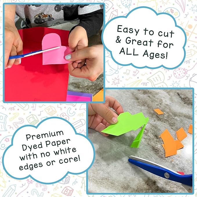 Hygloss Pink Bright Colored Cardstock - 11x17-Inch, 50 Sheets, 65 lb/ 176 gsm, Fade-Resistant, Acid-Free Color Card Stock Paper